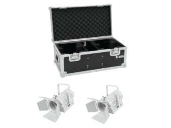 EUROLITE Set 2x LED THA-40PC wh + Case