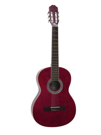 DIMAVERY AC-303 Classical Guitar, red