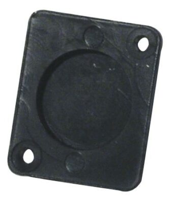 ACCESSORY Universal XLR Blanking Plate, black plast