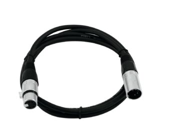 OMNITRONIC XLR cable 5pin 1m bk
