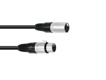 OMNITRONIC XLR cable 5pin 1.5m bk