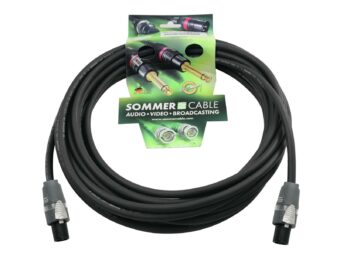SOMMER CABLE Speaker cable Speakon 2×4 10m bk