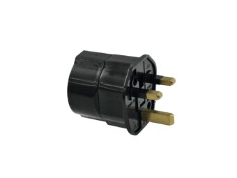 OMNITRONIC Adapter EU/UK plug 13A bk