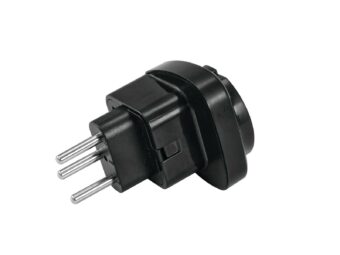 OMNITRONIC Adapter EU/CH Plug 10A bk