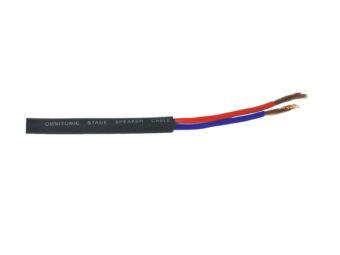 OMNITRONIC Speaker cable 2×2.5 100m bk durable
