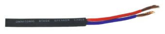 OMNITRONIC Speaker cable 2×2.5 50m bk durable