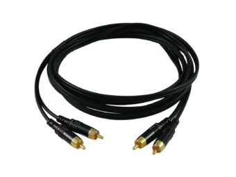 SOMMER CABLE RCA cable 2×2 0.5m bk Hicon