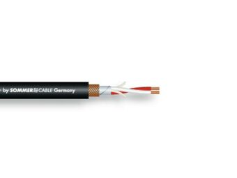 SOMMER CABLE DMX cable 2×0.34 100m bk BINARY FRNC
