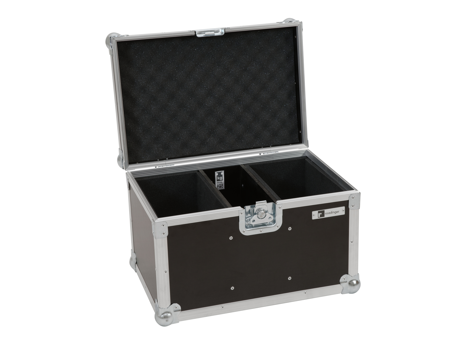 ROADINGER Flightcase 2x LED CBB-2WW/CW