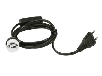 EUROLITE GU-10 Socket Power Cable, Plug, Switch