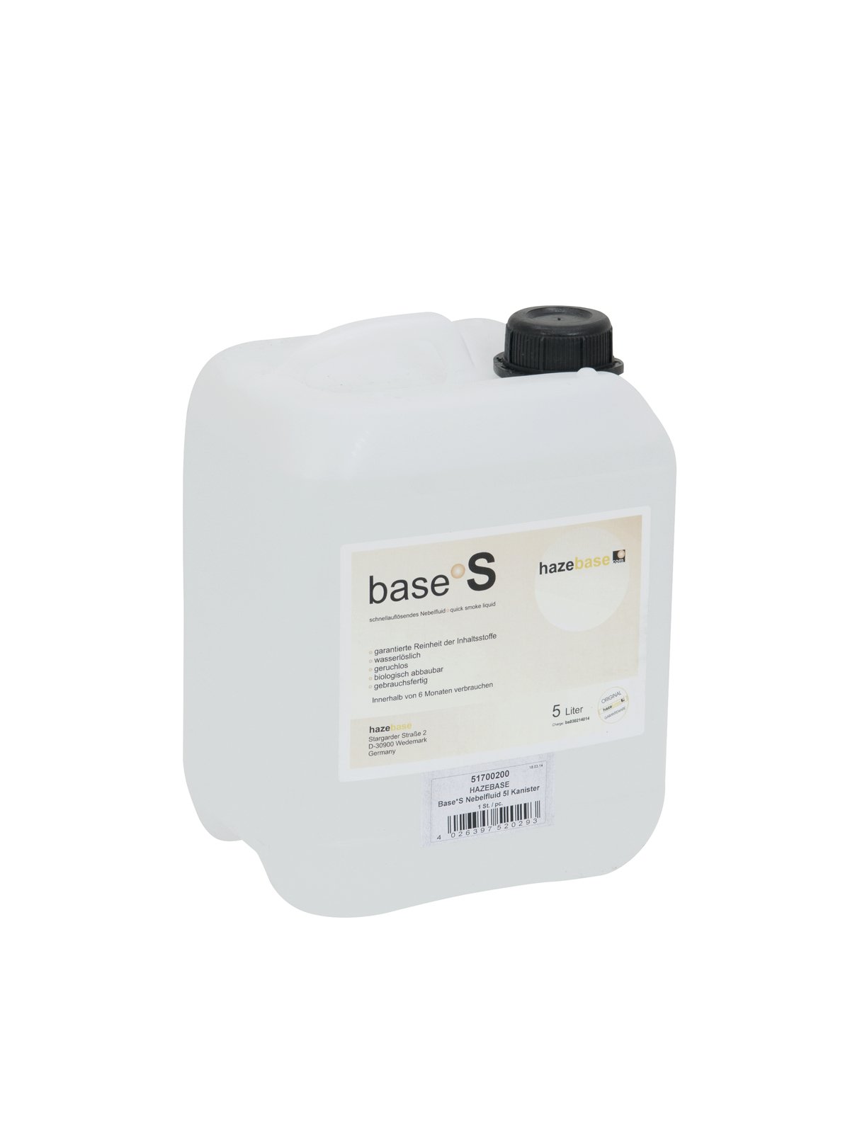 HAZEBASE Base*Q Fog Fluid 5l canister