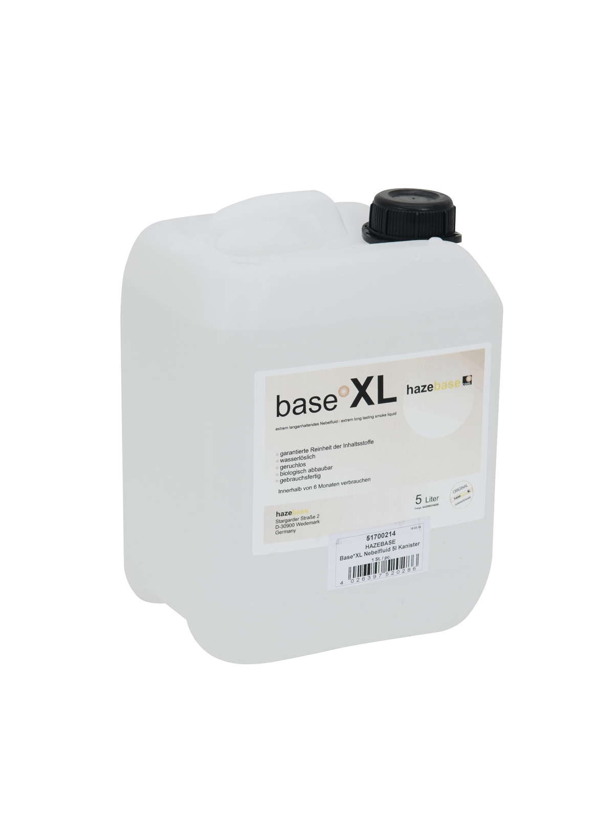 HAZEBASE Base*X Fog Fluid 5l canister