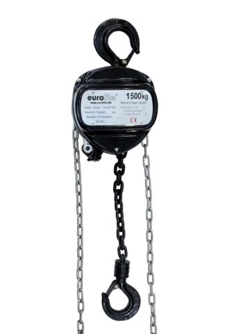 EUROLITE Chain Hoist 6M/1.5T black