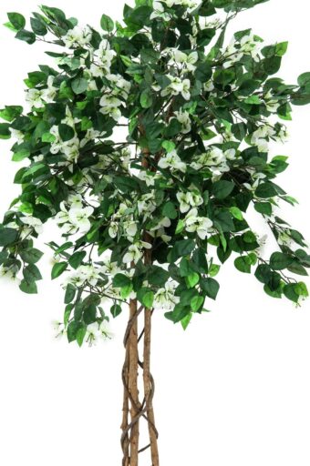 EUROPALMS Bougainvillea, artificial plant, white, 150cm