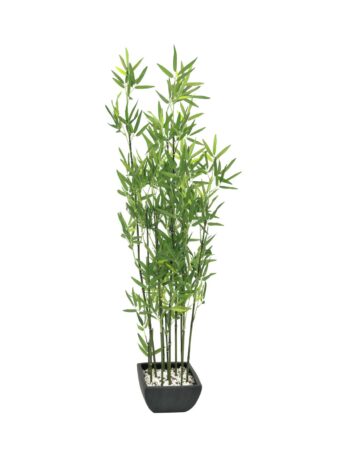 EUROPALMS Bamboo in bowl, artificial, 120cm