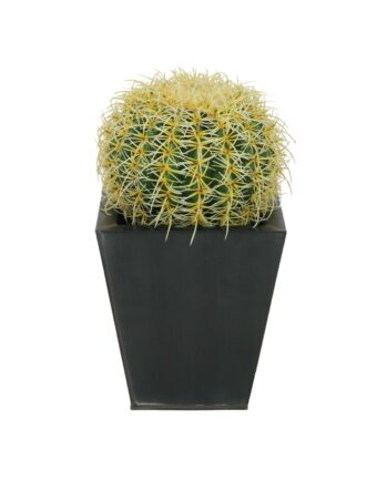 EUROPALMS Barrel Cactus, artificial plant, green, 27cm