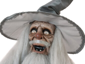 EUROPALMS Halloween Figure Wizard, animated 190cm
