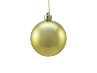 EUROPALMS Deco Ball 6cm, gold, metallic 6x