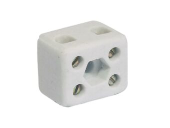 OMNILUX Ceramic Luster Terminal, 2 Pins with Fix.