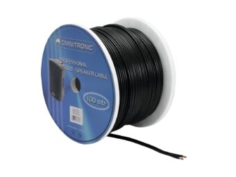 OMNITRONIC Speaker cable 2×2.5 100m bk