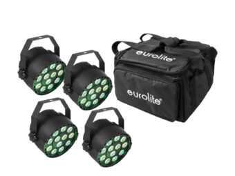 EUROLITE Set 4x LED PARty TCL Spot + Soft Bag