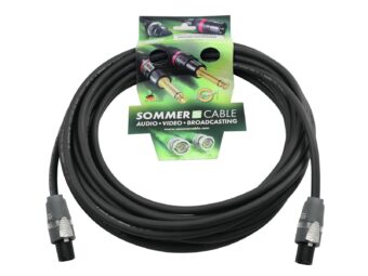 SOMMER CABLE Speaker cable Speakon 2×4 15m bk