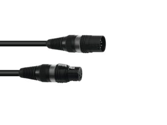 SOMMER CABLE DMX cable XLR 5pin 3m bk Hicon