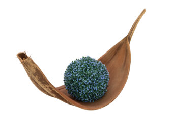 EUROPALMS Grass ball, artificial,   blue, 22cm