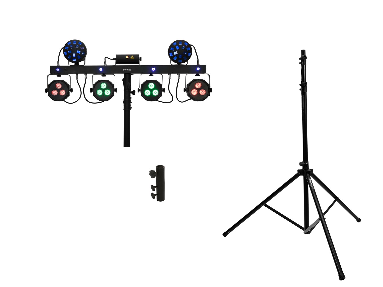 EUROLITE Set LED KLS Laser Bar Next FX Light Set + M-4 Speaker-System Stand