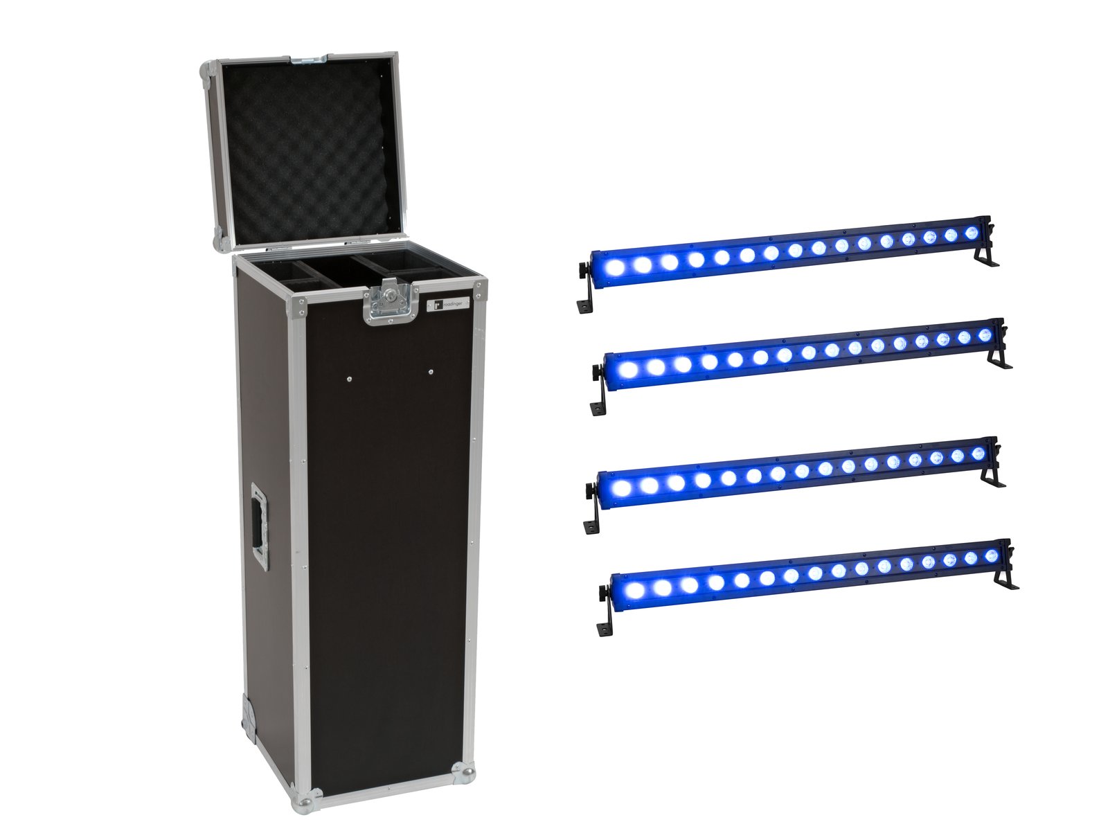 EUROLITE Set 4x LED IP T-Bar 16 QCL Bar + Case