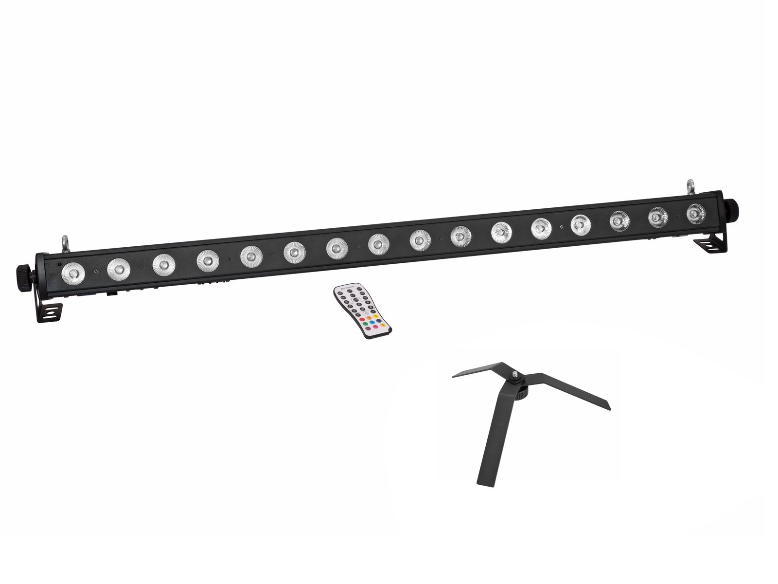 EUROLITE Set LED PIX-16 QCL Bar + FS-4 Floorstand, Steel, black