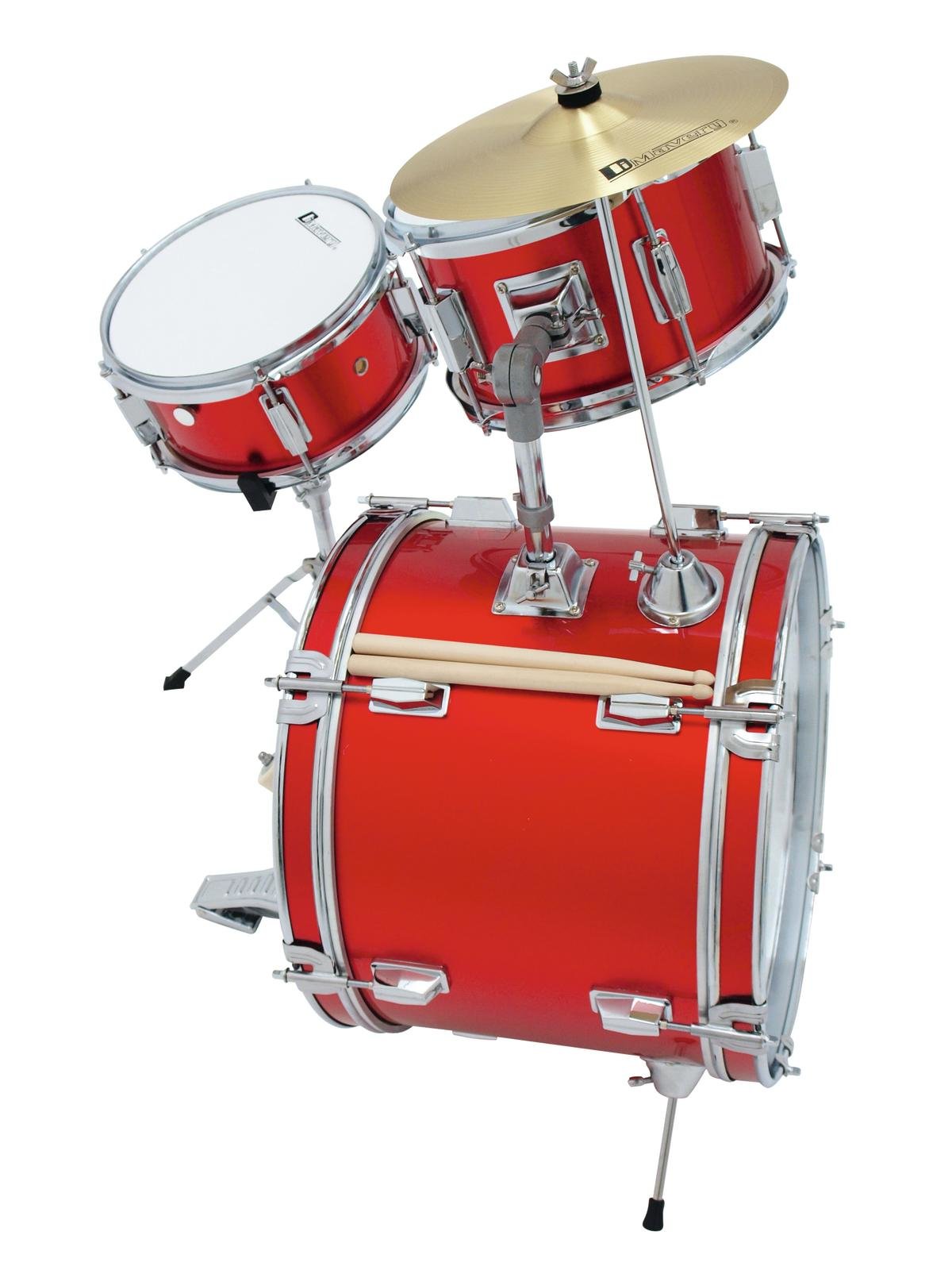 DIMAVERY JDS-203 Kids Drum Set, red