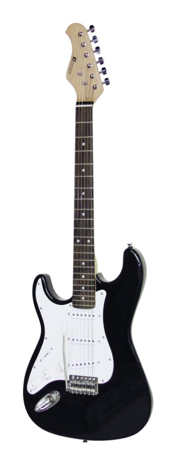 DIMAVERY ST-203 Electric Guitar LH, black