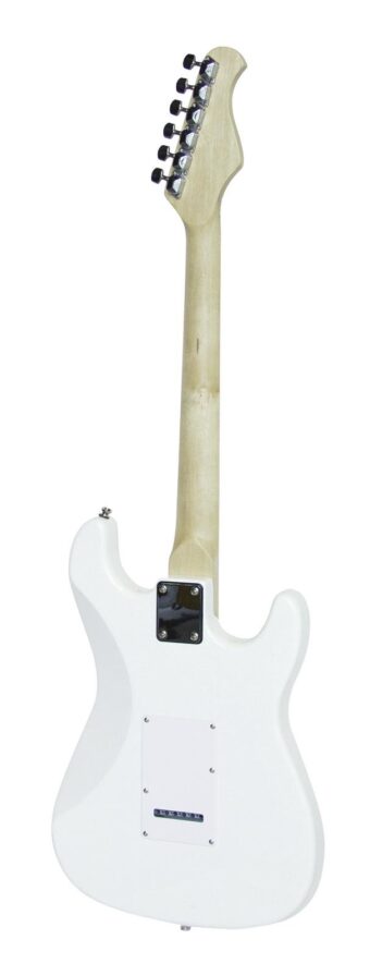 DIMAVERY ST-203 Electric Guitar LH, white