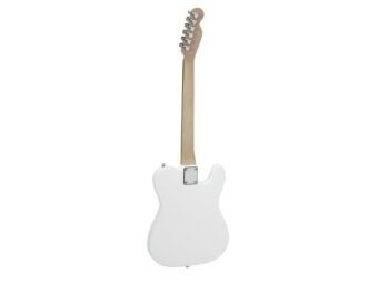 DIMAVERY TL-601 Electric Guitar LH, white / black pick guard
