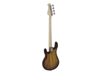DIMAVERY MM-501 Electric Bass, fretless, tobacco