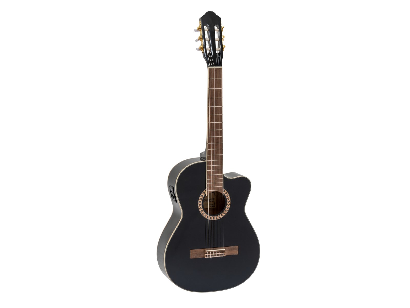 DIMAVERY CN-600E Classical guitar, black