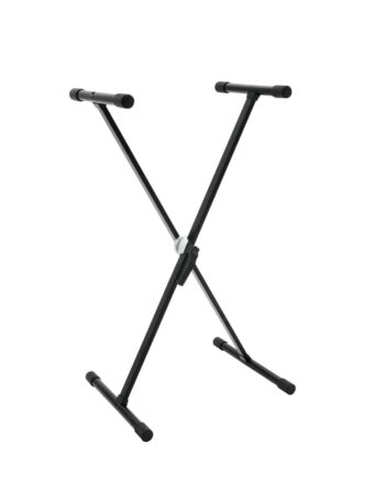 DIMAVERY Set SVT-1 Keyboard Stand + Cover white