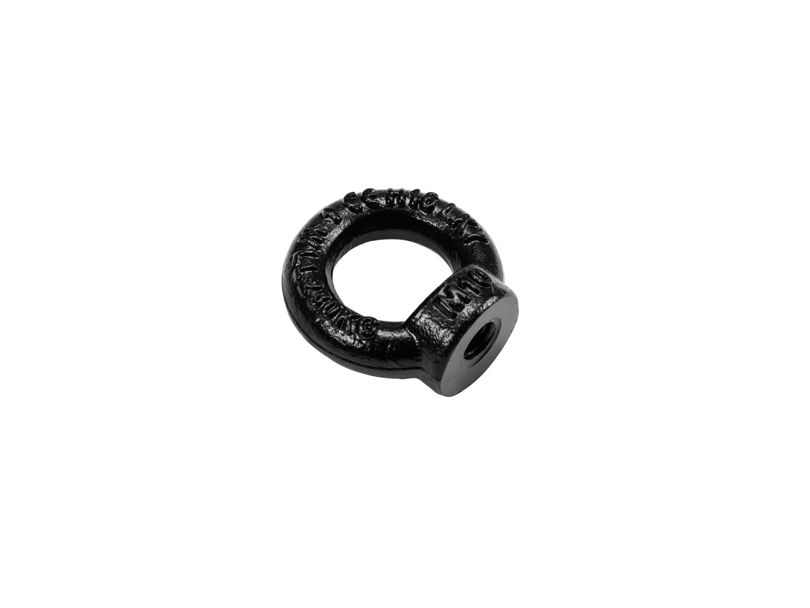 SAFETEX Ring Nut M10 black galvanized DIN 582