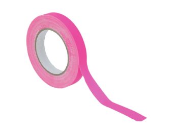 ACCESSORY Gaffa Tape 19mm x 25m, neon pink, uv active