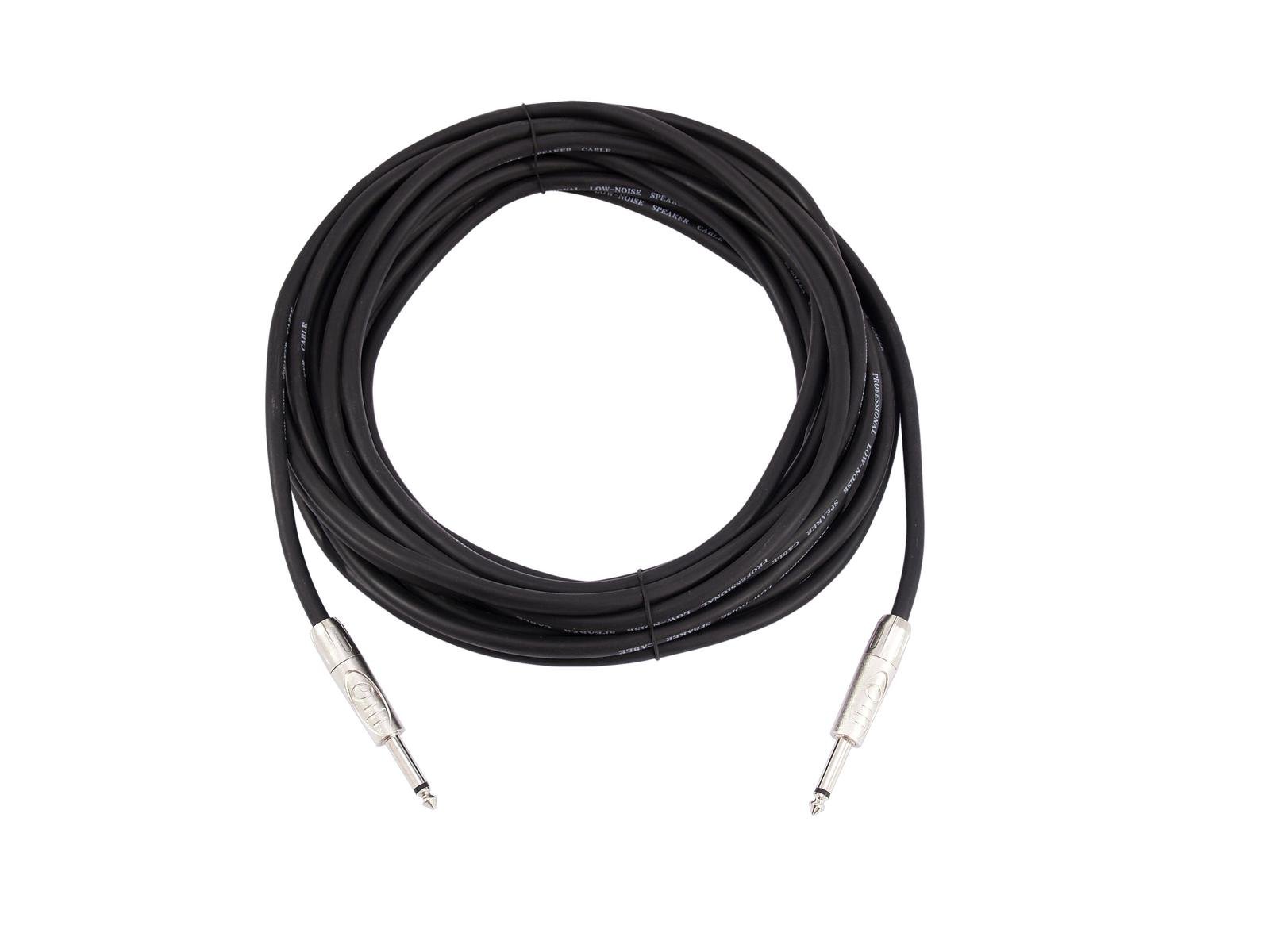 OMNITRONIC Jack cable 6.3 mono 10m bk ROAD