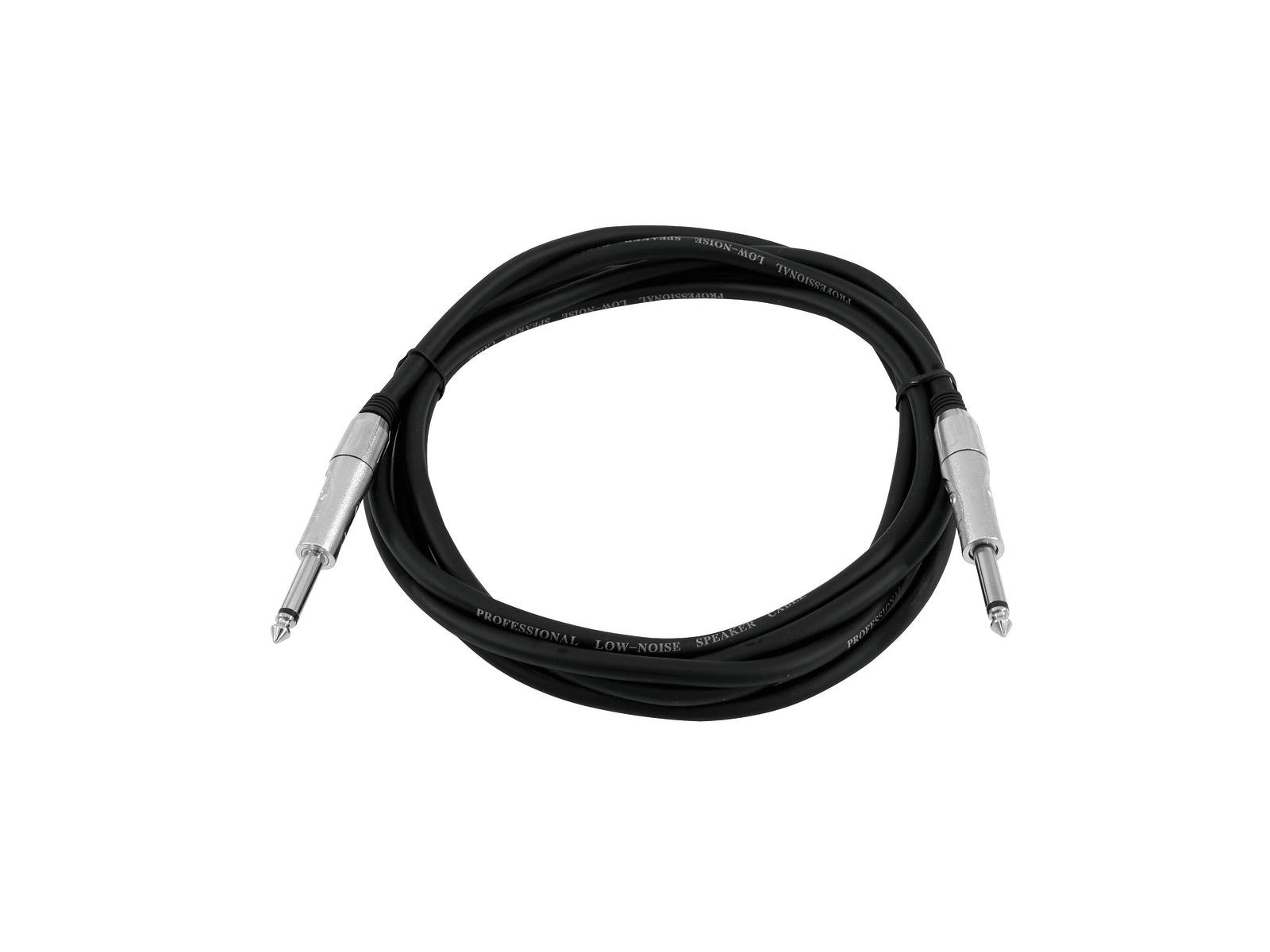 OMNITRONIC Speaker cable Jack 2×1.5 1.5m bk
