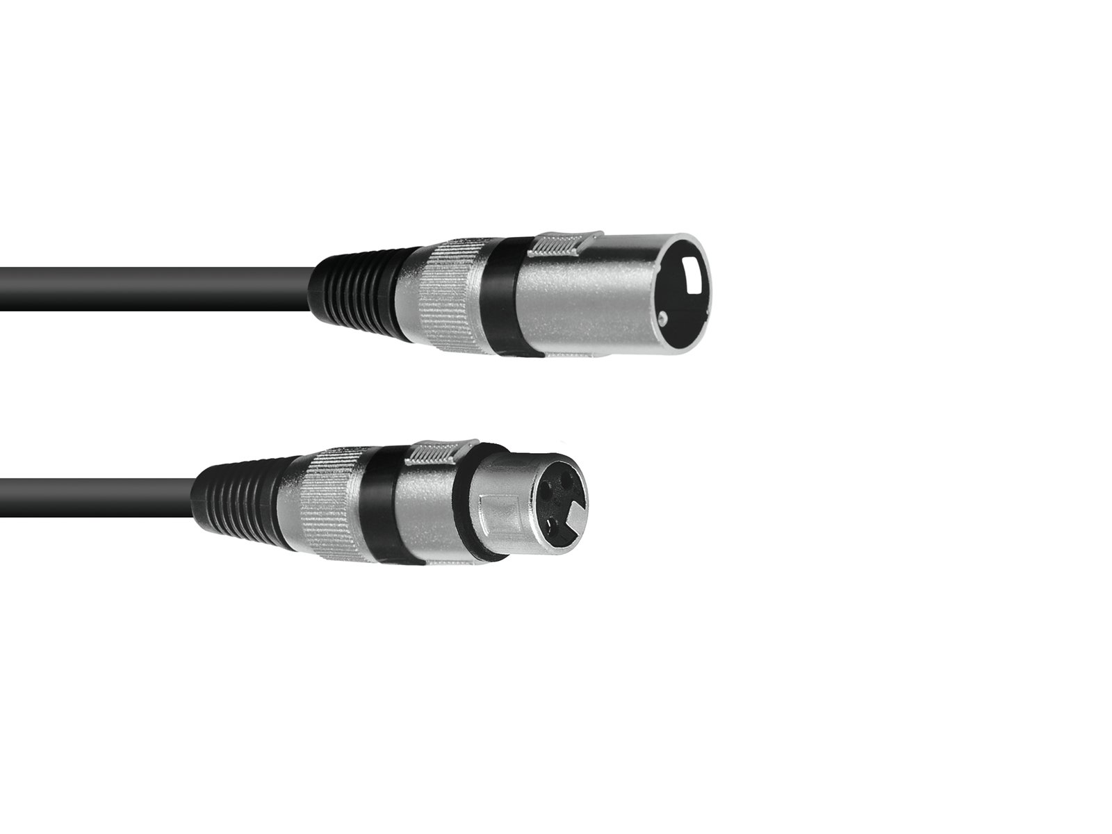 OMNITRONIC XLR cable 3pin 0.5m bk