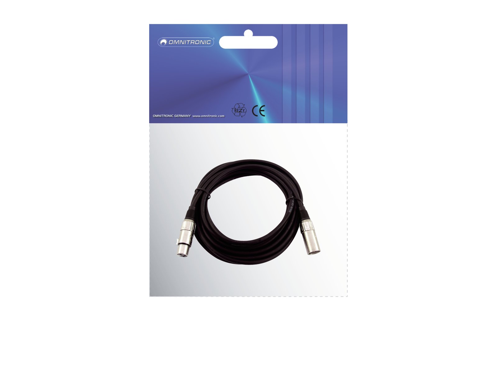 OMNITRONIC XLR Cable 3-pin 10m bk - Afbeelding 3