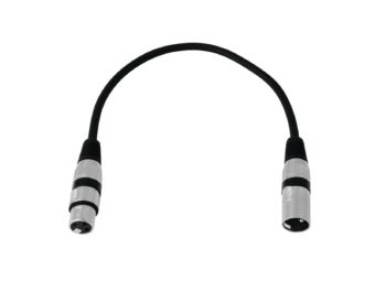 OMNITRONIC XLR Cable 3-pin 0.2m bk