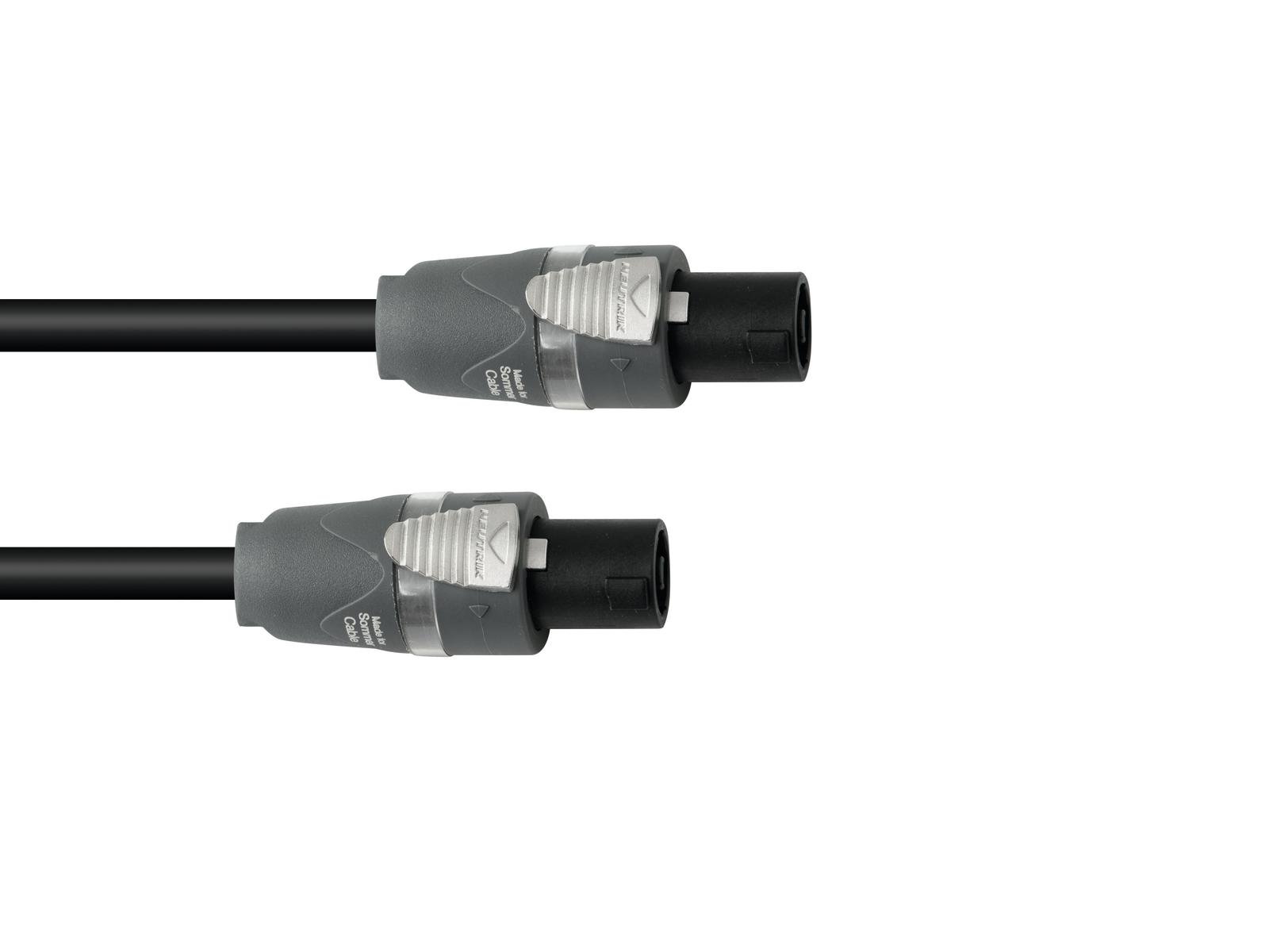 SOMMER CABLE Speaker cable Speakon 2×2.5 2.5m bk