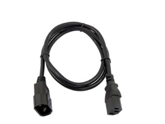 OMNITRONIC IEC Extension 3×0.75 1.5m bk