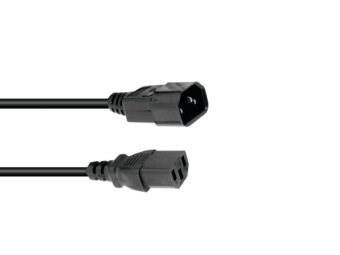 OMNITRONIC IEC Extension 3×1.0 3m bk