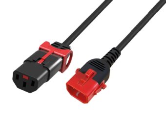 IEC LOCK IEC Extension Locking 3×1.0 1m bk