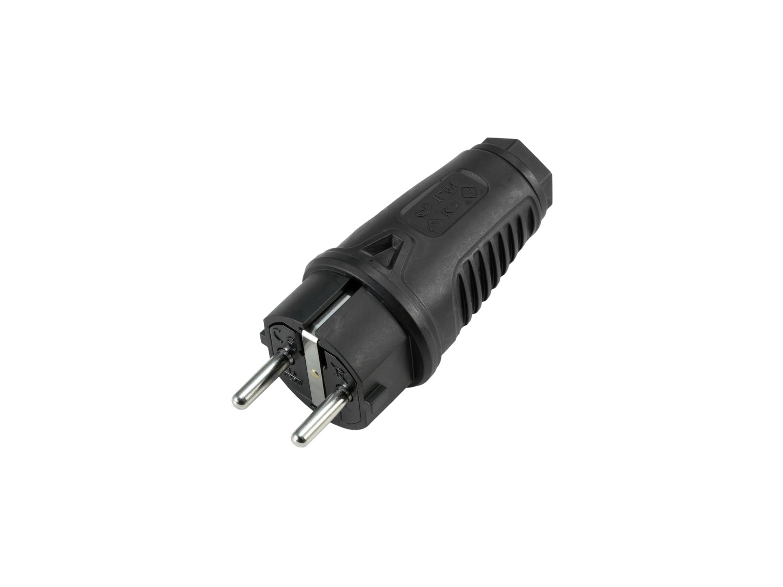 PC ELECTRIC Safety Plug Rubber bk
